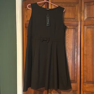 Elementz dress black with bow